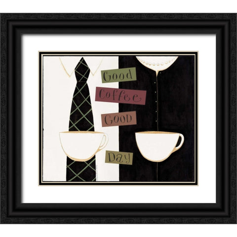 Out To Work Black Ornate Wood Framed Art Print with Double Matting by DiPaolo, Dan