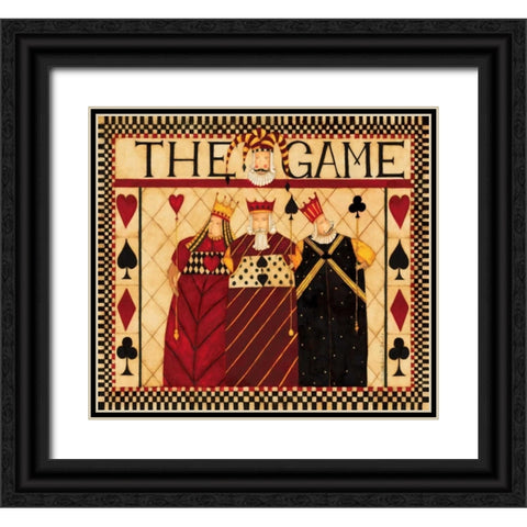 The Game Black Ornate Wood Framed Art Print with Double Matting by DiPaolo, Dan