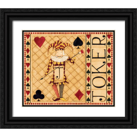 Joker Black Ornate Wood Framed Art Print with Double Matting by DiPaolo, Dan