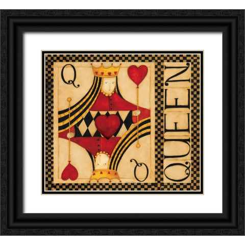 Queen Black Ornate Wood Framed Art Print with Double Matting by DiPaolo, Dan
