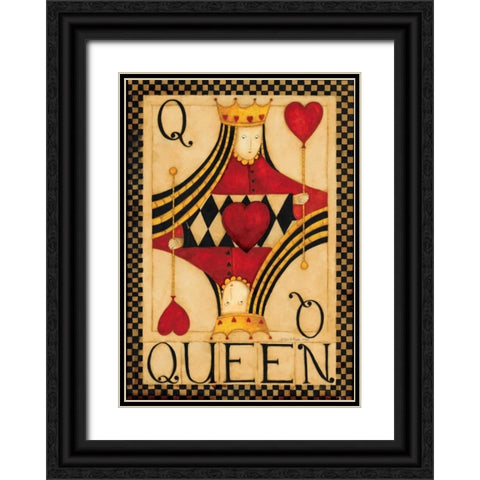 Q Black Ornate Wood Framed Art Print with Double Matting by DiPaolo, Dan