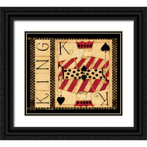 K Black Ornate Wood Framed Art Print with Double Matting by DiPaolo, Dan