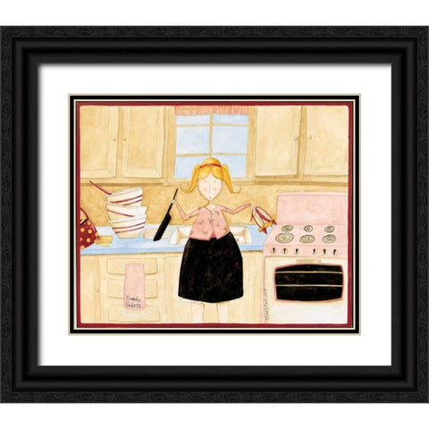 Anyone Black Ornate Wood Framed Art Print with Double Matting by DiPaolo, Dan