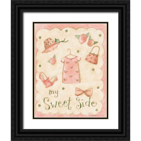 Sweet Black Ornate Wood Framed Art Print with Double Matting by DiPaolo, Dan