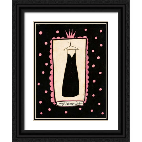 Dress Black Ornate Wood Framed Art Print with Double Matting by DiPaolo, Dan