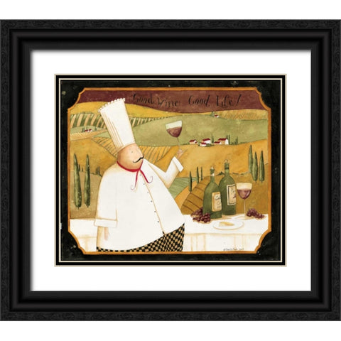 Wine Country Black Ornate Wood Framed Art Print with Double Matting by DiPaolo, Dan