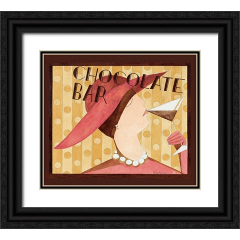 Bar Black Ornate Wood Framed Art Print with Double Matting by DiPaolo, Dan