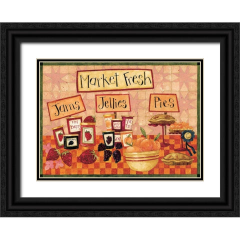 Legacy Market  Fresh Black Ornate Wood Framed Art Print with Double Matting by DiPaolo, Dan