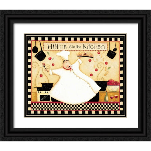 Home Black Ornate Wood Framed Art Print with Double Matting by DiPaolo, Dan
