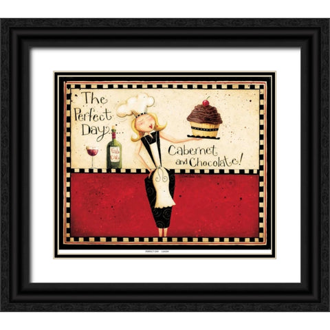 Perfect Day Black Ornate Wood Framed Art Print with Double Matting by DiPaolo, Dan