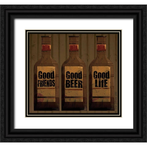 Final 3 Black Ornate Wood Framed Art Print with Double Matting by DiPaolo, Dan