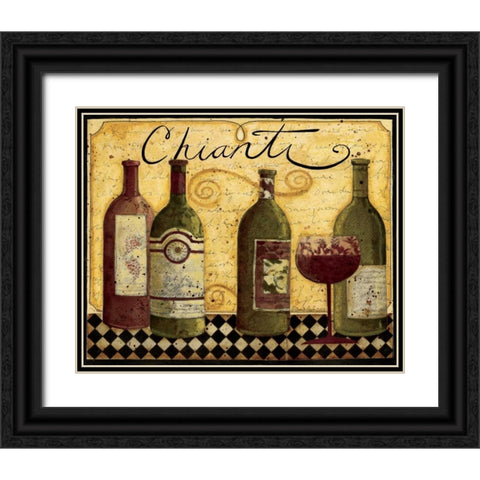 Chianti Black Ornate Wood Framed Art Print with Double Matting by DiPaolo, Dan