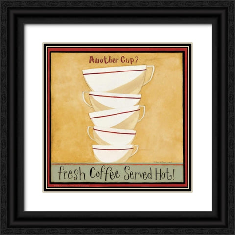 Another Cup Black Ornate Wood Framed Art Print with Double Matting by DiPaolo, Dan