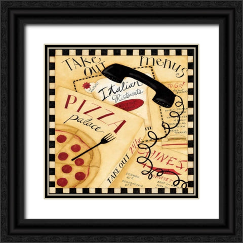 Call It In Black Ornate Wood Framed Art Print with Double Matting by DiPaolo, Dan