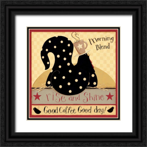Morning Blend Black Ornate Wood Framed Art Print with Double Matting by DiPaolo, Dan