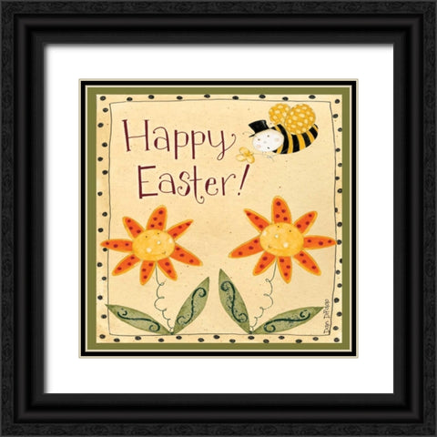 BumbleBee Easter Black Ornate Wood Framed Art Print with Double Matting by DiPaolo, Dan