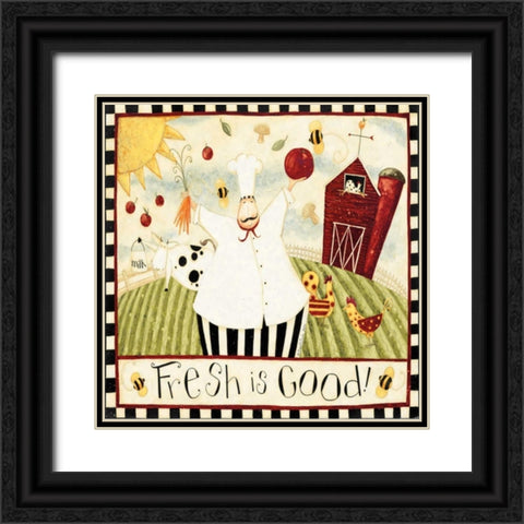 Goods Black Ornate Wood Framed Art Print with Double Matting by DiPaolo, Dan