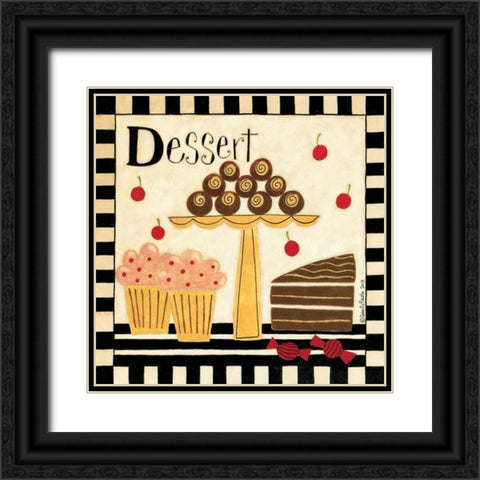 Dessert Black Ornate Wood Framed Art Print with Double Matting by DiPaolo, Dan