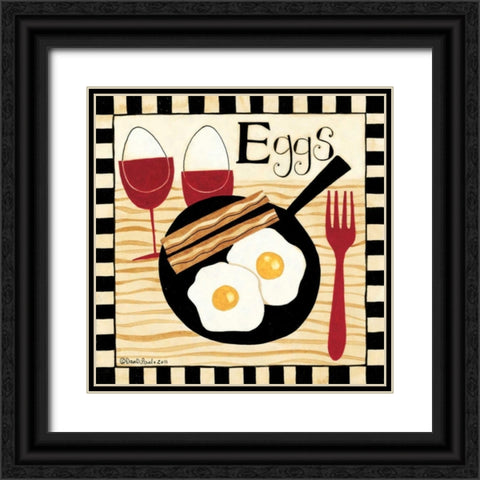 Breakfast Eggs Black Ornate Wood Framed Art Print with Double Matting by DiPaolo, Dan
