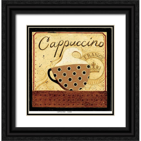 Cappuccino Black Ornate Wood Framed Art Print with Double Matting by DiPaolo, Dan