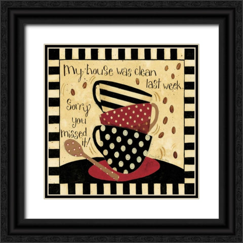 My House Black Ornate Wood Framed Art Print with Double Matting by DiPaolo, Dan