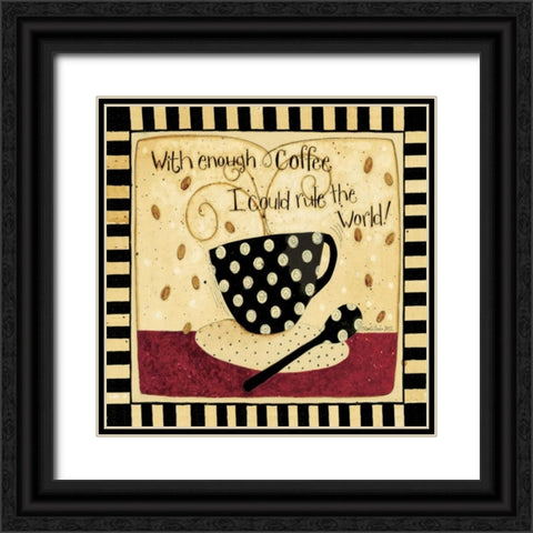 Rule The World Black Ornate Wood Framed Art Print with Double Matting by DiPaolo, Dan