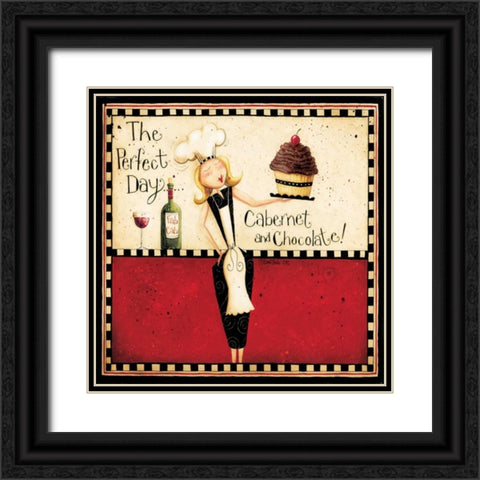 The Perfect Day Black Ornate Wood Framed Art Print with Double Matting by DiPaolo, Dan