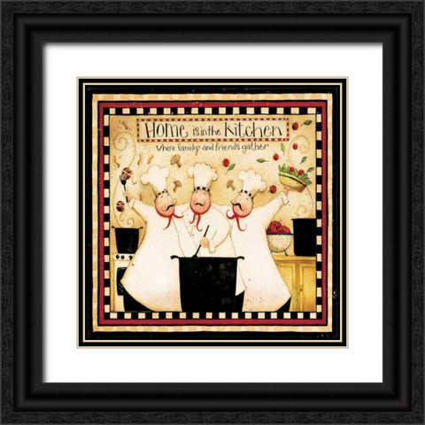 Home Kitchen Black Ornate Wood Framed Art Print with Double Matting by DiPaolo, Dan