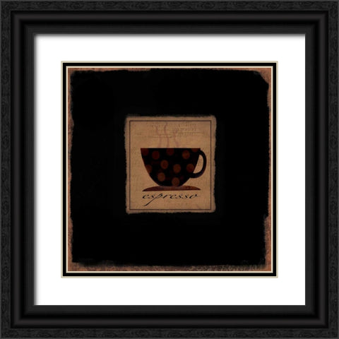 Dark Espresso Black Ornate Wood Framed Art Print with Double Matting by DiPaolo, Dan