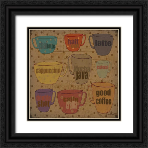 Coffee Blend Black Ornate Wood Framed Art Print with Double Matting by DiPaolo, Dan