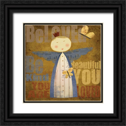 Beautiful You Black Ornate Wood Framed Art Print with Double Matting by DiPaolo, Dan