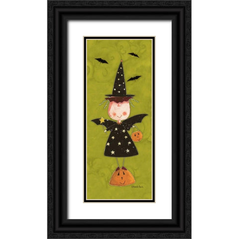 Batty Girl Black Ornate Wood Framed Art Print with Double Matting by DiPaolo, Dan