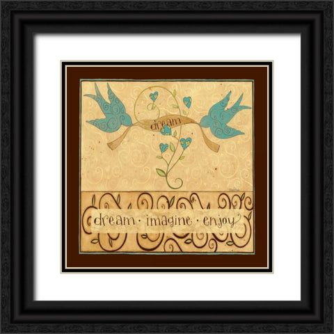 MY Coffee Black Ornate Wood Framed Art Print with Double Matting by DiPaolo, Dan