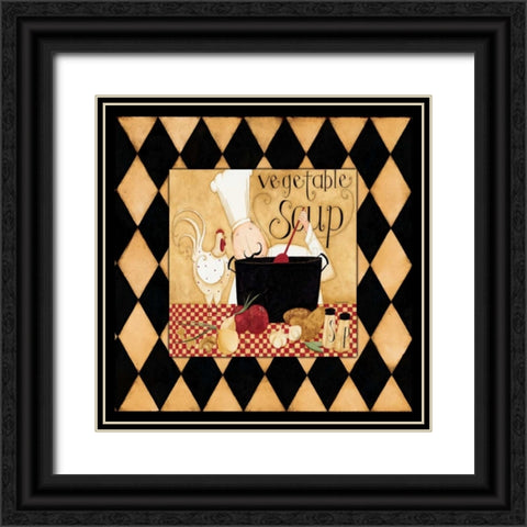 Make A Good Soup Black Ornate Wood Framed Art Print with Double Matting by DiPaolo, Dan