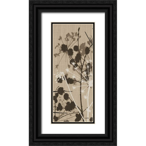 Grasses 2 Tan Black Ornate Wood Framed Art Print with Double Matting by Stimson, Diane