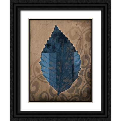 Beech Black Ornate Wood Framed Art Print with Double Matting by Stimson, Diane