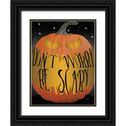 Jacko Black Ornate Wood Framed Art Print with Double Matting by Stimson, Diane