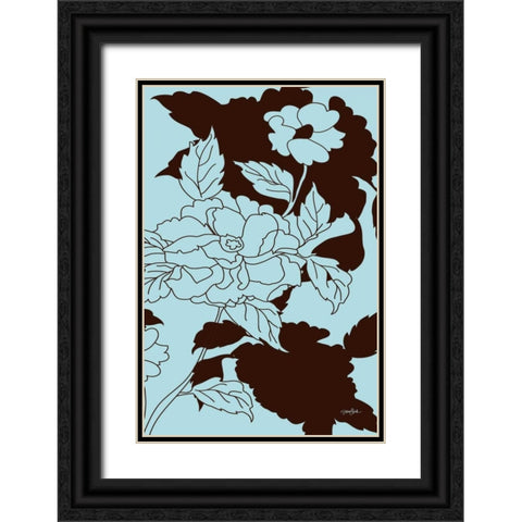 Cabella 2 Black Ornate Wood Framed Art Print with Double Matting by Stimson, Diane