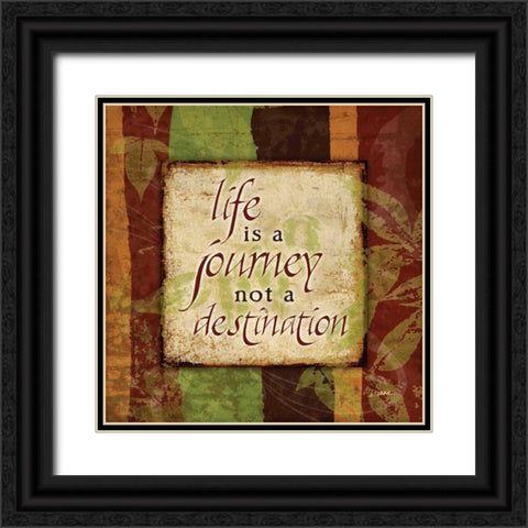 Spice Journey Black Ornate Wood Framed Art Print with Double Matting by Stimson, Diane