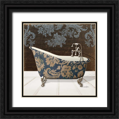 Lacey Tub 5 Black Ornate Wood Framed Art Print with Double Matting by Stimson, Diane