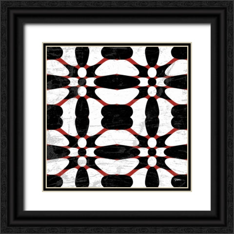 Warped Eggs Black Ornate Wood Framed Art Print with Double Matting by Stimson, Diane