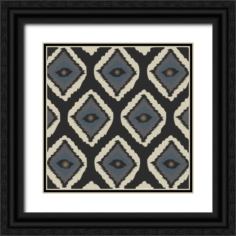 Eye Cat 1 Black Ornate Wood Framed Art Print with Double Matting by Stimson, Diane