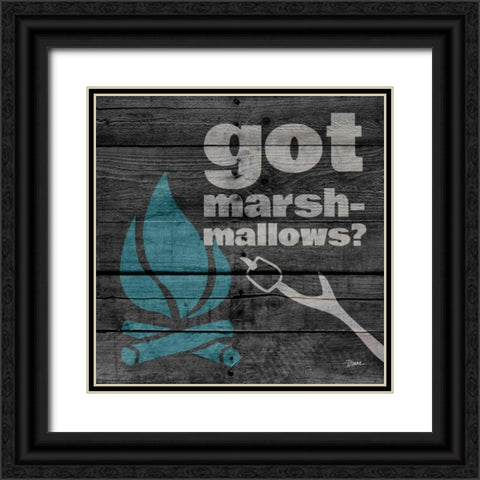 Got Marshmallows Black Ornate Wood Framed Art Print with Double Matting by Stimson, Diane