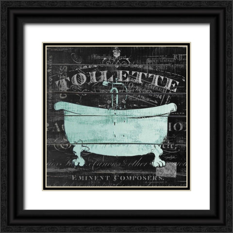 Toilette Black Ornate Wood Framed Art Print with Double Matting by Stimson, Diane