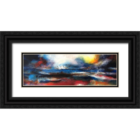 Abstract Wonderland Black Ornate Wood Framed Art Print with Double Matting by Debs, Emma Catherine
