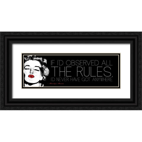 Monroe G Black Ornate Wood Framed Art Print with Double Matting by Rodriquez Jr, Enrique