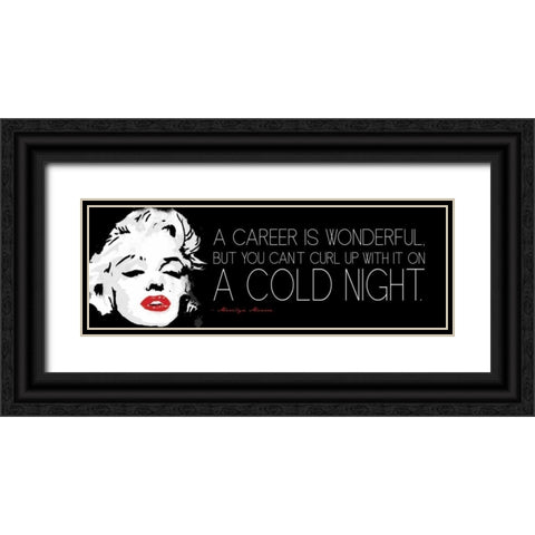 Curl Up Black Ornate Wood Framed Art Print with Double Matting by Rodriquez Jr, Enrique