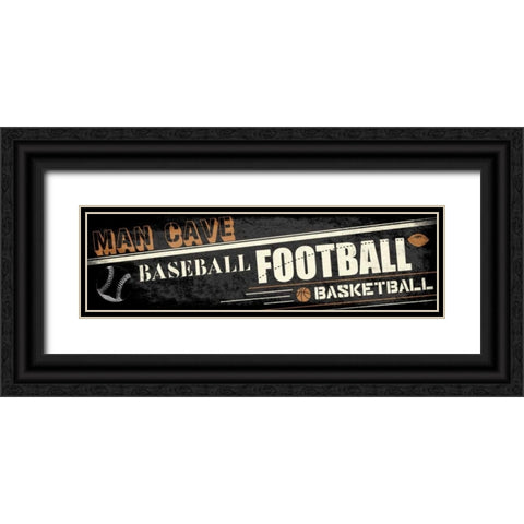 Mancave A2 Black Ornate Wood Framed Art Print with Double Matting by Rodriquez Jr, Enrique