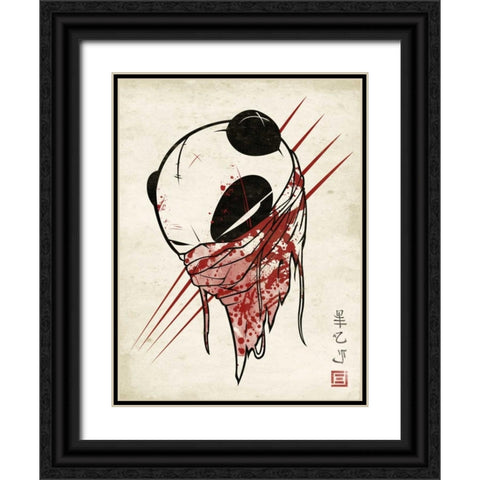 Pandana Black Ornate Wood Framed Art Print with Double Matting by Rodriquez Jr, Enrique