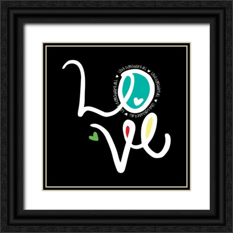 Hope 1 Black Ornate Wood Framed Art Print with Double Matting by Rodriquez Jr, Enrique